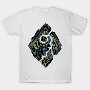 Mellow Cool Abstract Rhombus T-Shirt